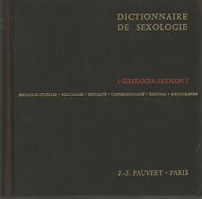 Dictionnaire de sexologie [Sexologia-Lexicon]