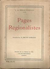 L. de Berluc-Pérussis, Pages régionalistes Provence