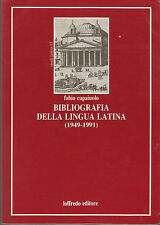 Bibliografia della lingua latina (1949-1991)