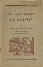 Gorges du Tarn Pour mieux connaître La Malène, plaquette rare