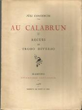 Juli Contencin, Au Calabrun, recuei de trobo diverso, 1933