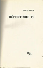 Michel Butor, Répertoire IV (Edition originale)