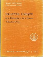 principe unique de la philosophie et de la science d’Extrême-Orient