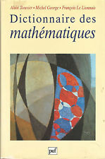 Dictionnaire des mathématiques