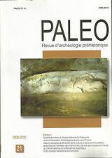 Paléo Revue d’archéologie préhistorique N° 21 2009-2010