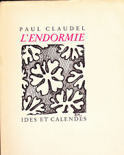 Paul Claudel Numéroté sur vergé blanc, dessin inédit de Claudel