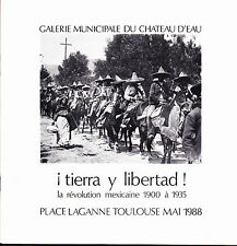 Photographie La Révolution mexicaine catalogue d’exposition Château d’eau