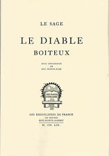 Le Sage, Le Diable boîteux, bois originaux de Guy Jeanclaude