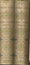 André Gide, Récits, romans, soties, 2 volumes, reliure Bonet