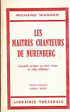 Richard Wagner Les Maîtres chanteurs de Nürenberg