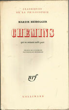 Heidegger, Chemins qui ne mènent nulle part