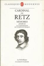 Cardinal de Retz, Mémoires, précédé de La conjuration du comte de Fiesque