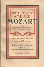 W.A. Mozart. sa vIe musicale et son oeuvre. essai de biographie critique 5 vol.