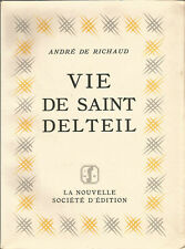 André de Richaud, Vie de Saint Delteil édition originale sur véln