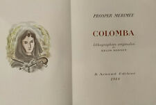 Colomba, Mérimée, lithographies originales de Régis Manset