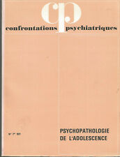 Confrontations psychiatriques, n° 7, 1971, psychopathologie de l’adolescence