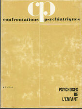 Confrontations psychiatriques, n° 3, 1969, psychoses de l’enfant