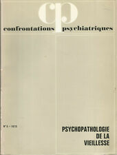 Confrontations psychiatriques, n° 5, psychopathologie de la vieillesse