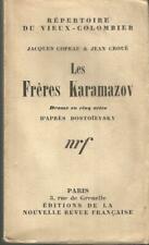 Jacques Copeau & Jean Croué, Les Frères Karamazov d’après Dostoïevsky 1921