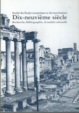 Société des Etudes romantiques et dix-neuviémistes Dix-neuvième siècle n° 46