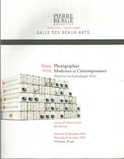 Photographies modernes et contemporaines Pierre Bergé Bruxelles 20 décembre 2006