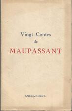 Vingt contes de Maupassant, 1 des 65 exemplaires sur Pur Lin, édité au Brésil