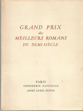 Grand Prix des meilleurs romans du demi-siècle, plaquette de présentation