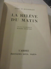 Montherlant, La relève du matin, 10 lithographies de Robert Delaunay,