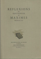 La Rochefoucauld, Réflexions ou Sentences et Maximes morales, Les Bibliolâtres