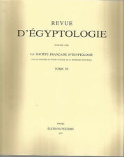 Revue d’égyptologie, tome 58, 2007