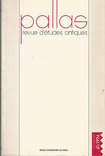 Pallas, Revue d’études antiques, n° 41, 1994