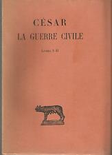 César, La Guerre civile, tome 1, Livres 1 et 2, numéroté sur pur fil