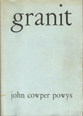 Revue Granit 1/2, numéro spécial John Cowper Powys