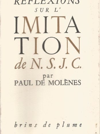 Réflexions sur l’Imitation de N.S.J.C. par Paul de Molènes