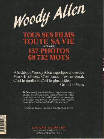 Woody Allen, par Giannalberto Bendazzi