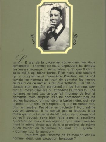Alexandre Vialatte, Almanach des quatre saisons