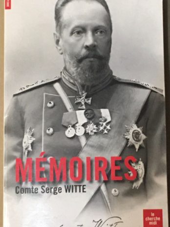 Comte Serge Witte, Mémoires