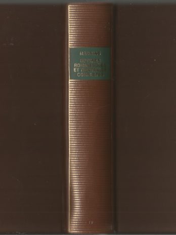 François Mauriac, Œuvres romanesques et théâtrales complètes, tome 4 [La Pléiade]