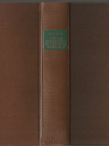 François Mauriac, Œuvres romanesques et théâtrales complètes, tome 1 [La Pléiade]
