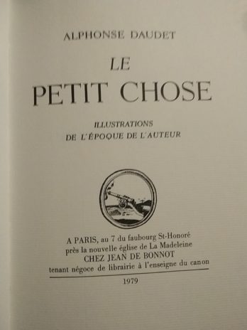 Alphonse Daudet – Le Petit Chose