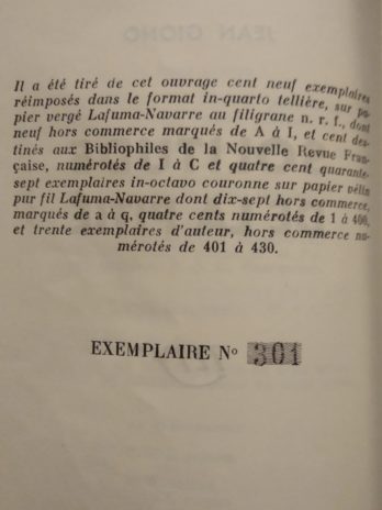 Jean Giono – Solitude de la pitié