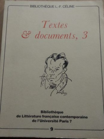 Bibliothèque L.-F. Céline – Textes et documents, 3