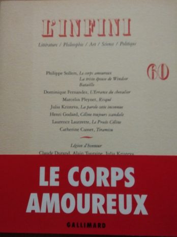 Revue L’Infini, N° 60, décembre 1997