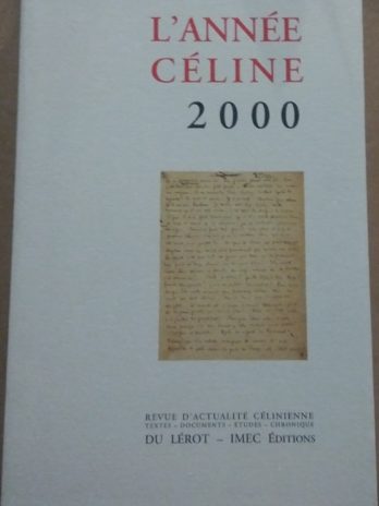 L’année Céline 2000