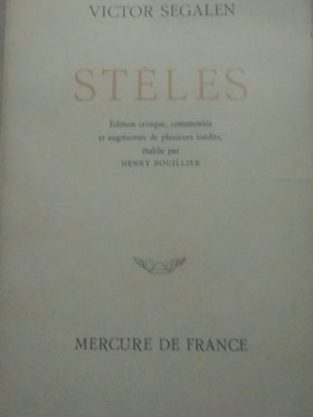 Victor Segalen – Stèles