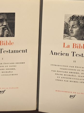 La Bible Ancien Testament 2 Tomes [Bibliothèque de la Pléiade]