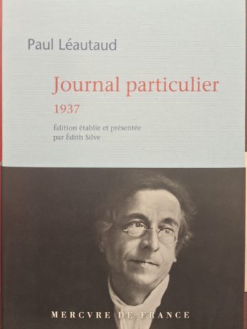 Paul Léautaud – Journal particulier 1937