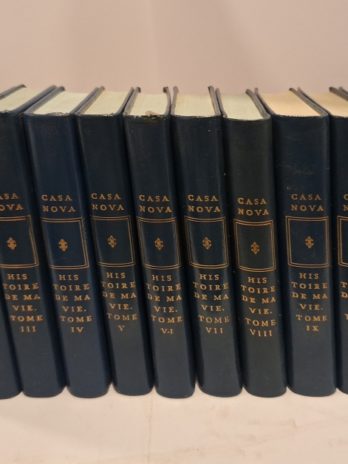 Jacques Casanova de Seingalt Vénitien – Histoire de ma vie (Édition intégrale en 12 volumes).
