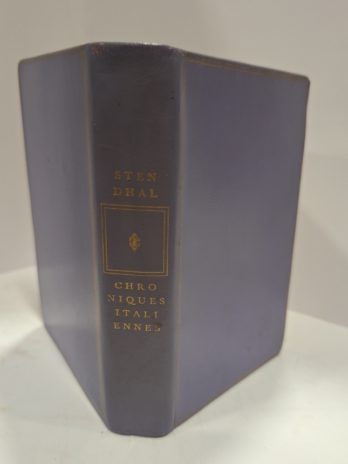 Stendhal – Chroniques italiennes [Club Français Du Livre, Collection Privilège]
