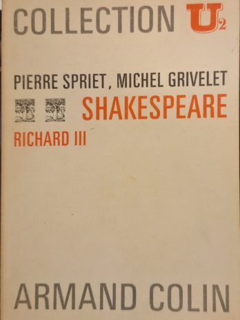 Pierre Spriet – Shakespeare : Richard III [Collection U/U2].